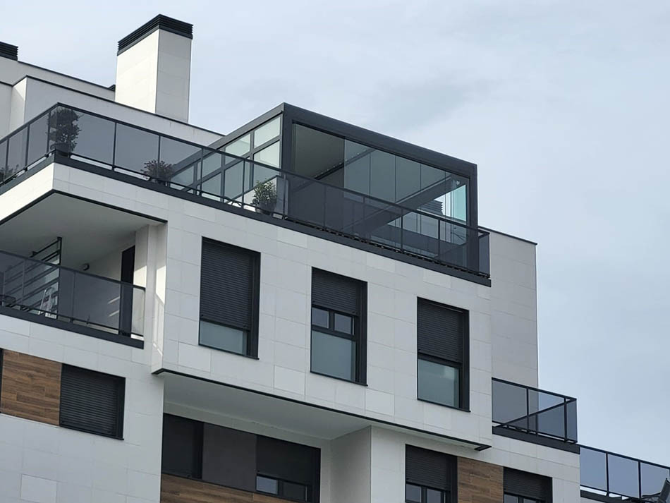 Cerramiento de ático.