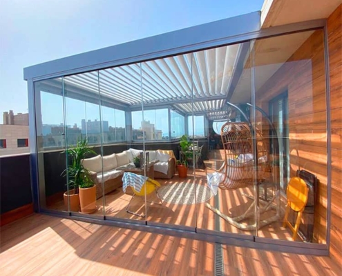 ¿Cómo limpiar una pérgola bioclimática?