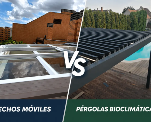 techos móviles vs pérgolas bioclimáticas